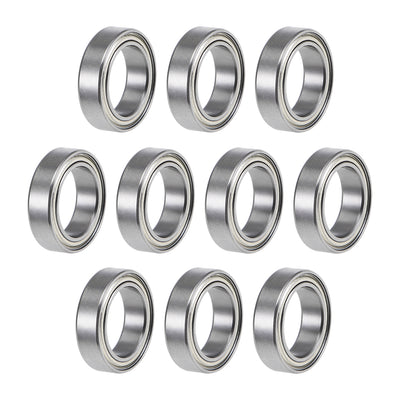 Harfington Uxcell Deep Groove Ball Bearings Thin Section Double Shielded Chrome Steel ABEC1