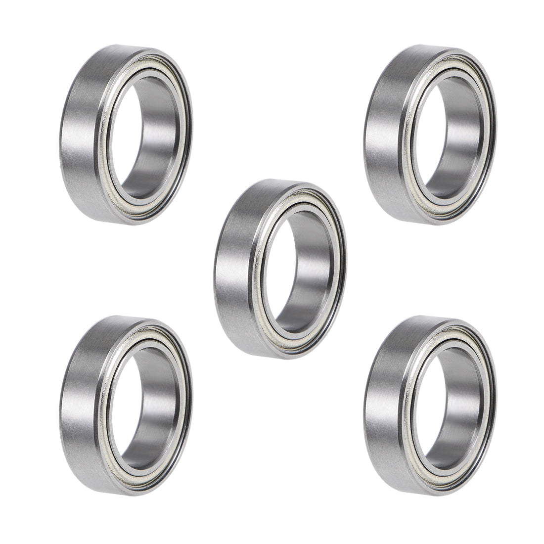 uxcell Uxcell Deep Groove Ball Bearing Thin Section Double Shield Chrome Steel