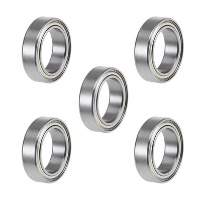 Harfington Uxcell Deep Groove Ball Bearing Thin Section Double Shield Chrome Steel