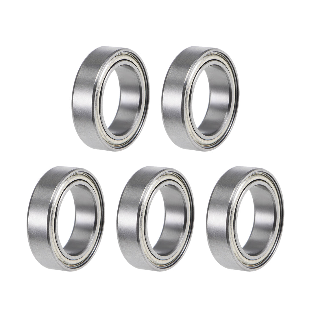 uxcell Uxcell Deep Groove Ball Bearing Thin Section Double Shield Chrome Steel