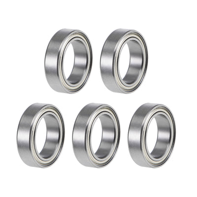 Harfington Uxcell Deep Groove Ball Bearing Thin Section Double Shield Chrome Steel