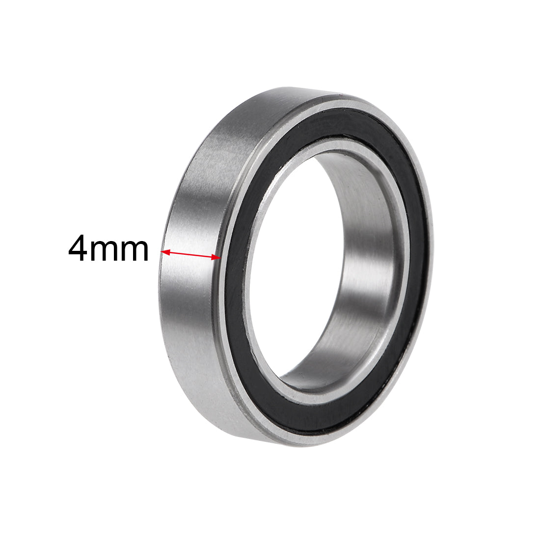 uxcell Uxcell Deep Groove Ball Bearings Thin Section Double Sealed Chrome Steel Bearings