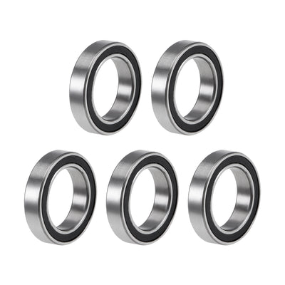 Harfington Uxcell Deep Groove Ball Bearings Thin Section Double Sealed Chrome Steel Bearings