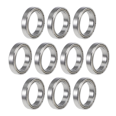 Harfington Uxcell Deep Groove Ball Bearings Thin Section Double Shielded Chrome Steel ABEC1