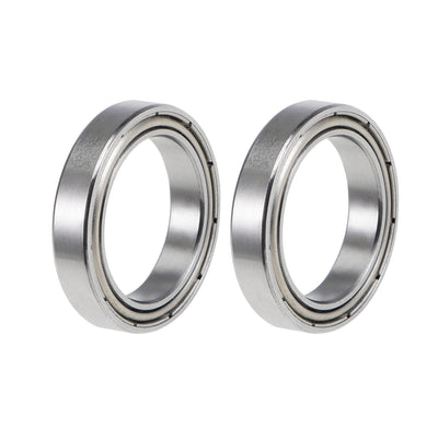 Harfington Uxcell Deep Groove Ball Bearings Thin Section Double Shield Chrome Steel ABEC1