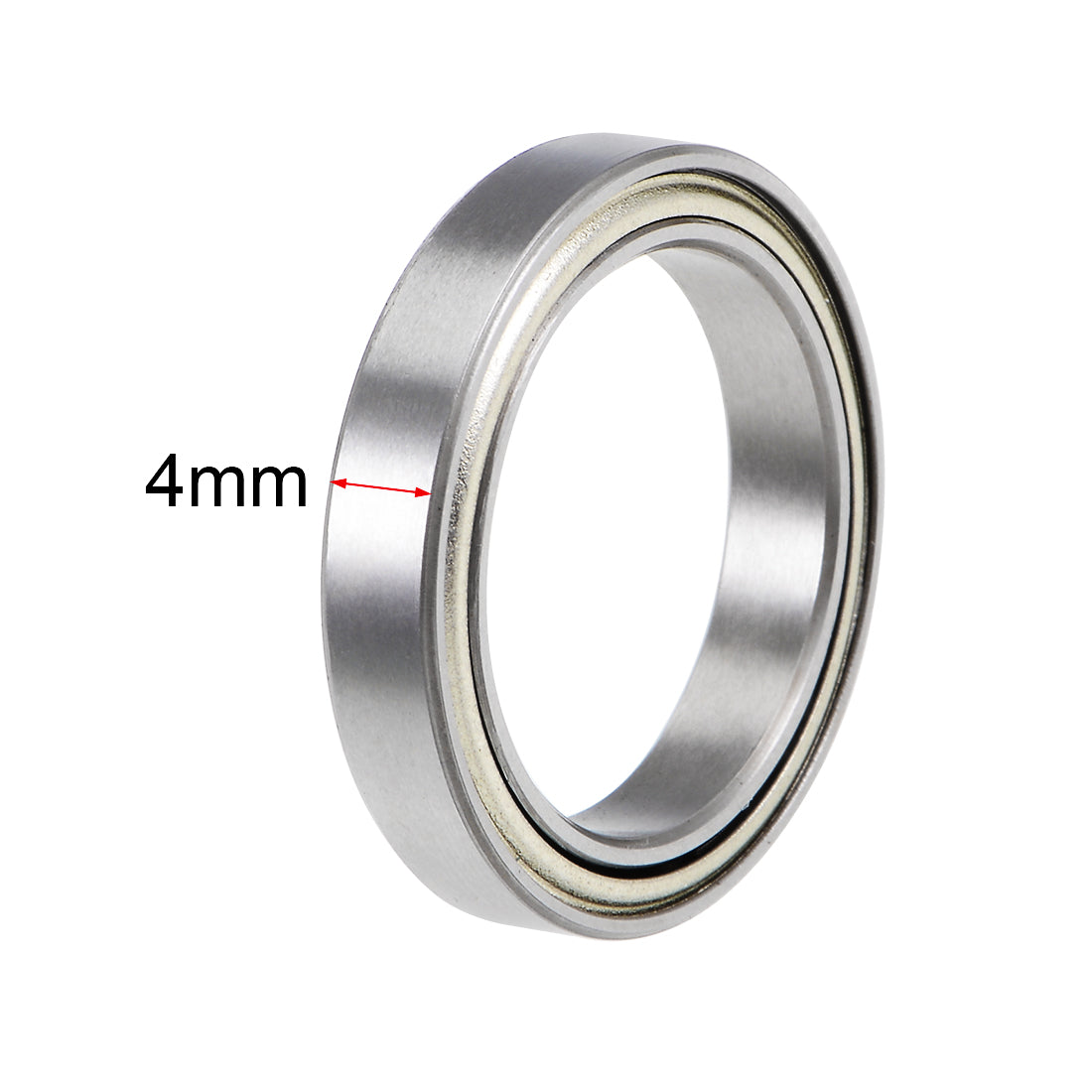 uxcell Uxcell Deep Groove Ball Bearings Thin Section Double Shield Chrome Steel ABEC1