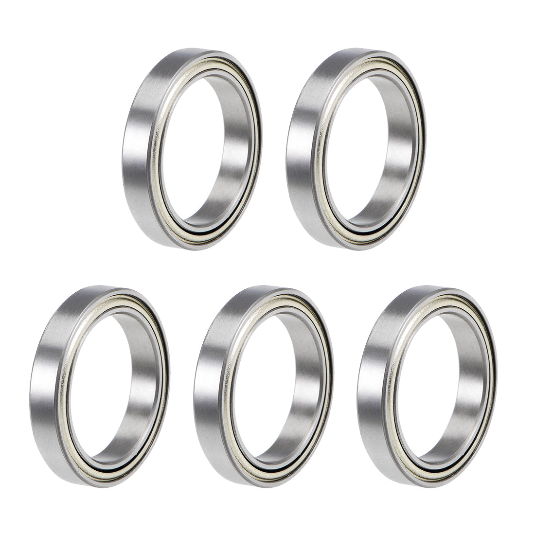 uxcell Uxcell Deep Groove Ball Bearing Thin Section Double Shield Chrome Steel