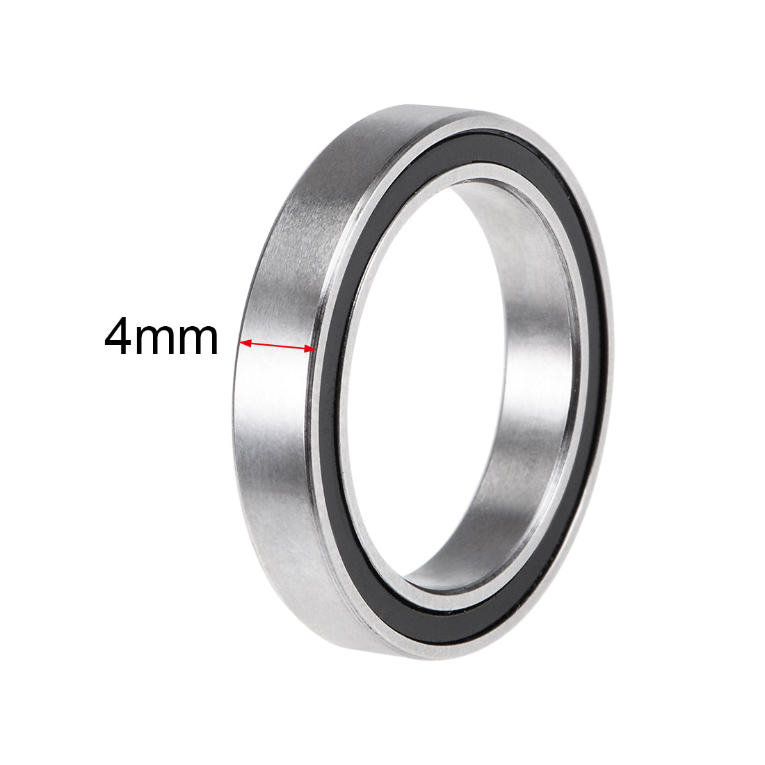 uxcell Uxcell Deep Groove Ball Bearings Thin Section Double Sealed Chrome Steel Bearings