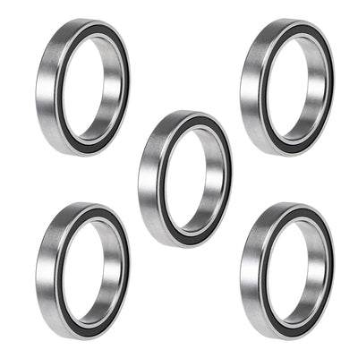 Harfington Uxcell Deep Groove Ball Bearings Thin Section Double Sealed Chrome Steel Bearings