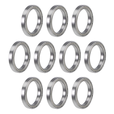 Harfington Uxcell Deep Groove Ball Bearings Thin Section Double Shielded Chrome Steel ABEC1