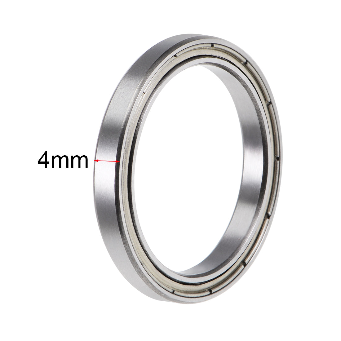 uxcell Uxcell Deep Groove Ball Bearings Thin Section Double Shield Chrome Steel ABEC1