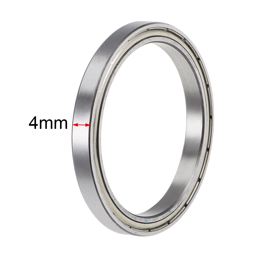 uxcell Uxcell Deep Groove Ball Bearings Thin Section Double Shield Chrome Steel ABEC1