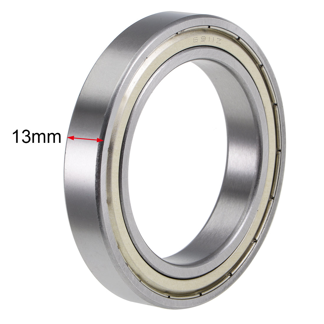 uxcell Uxcell Deep Groove Ball Bearings Thin Section Double Shield Chrome Steel ABEC1