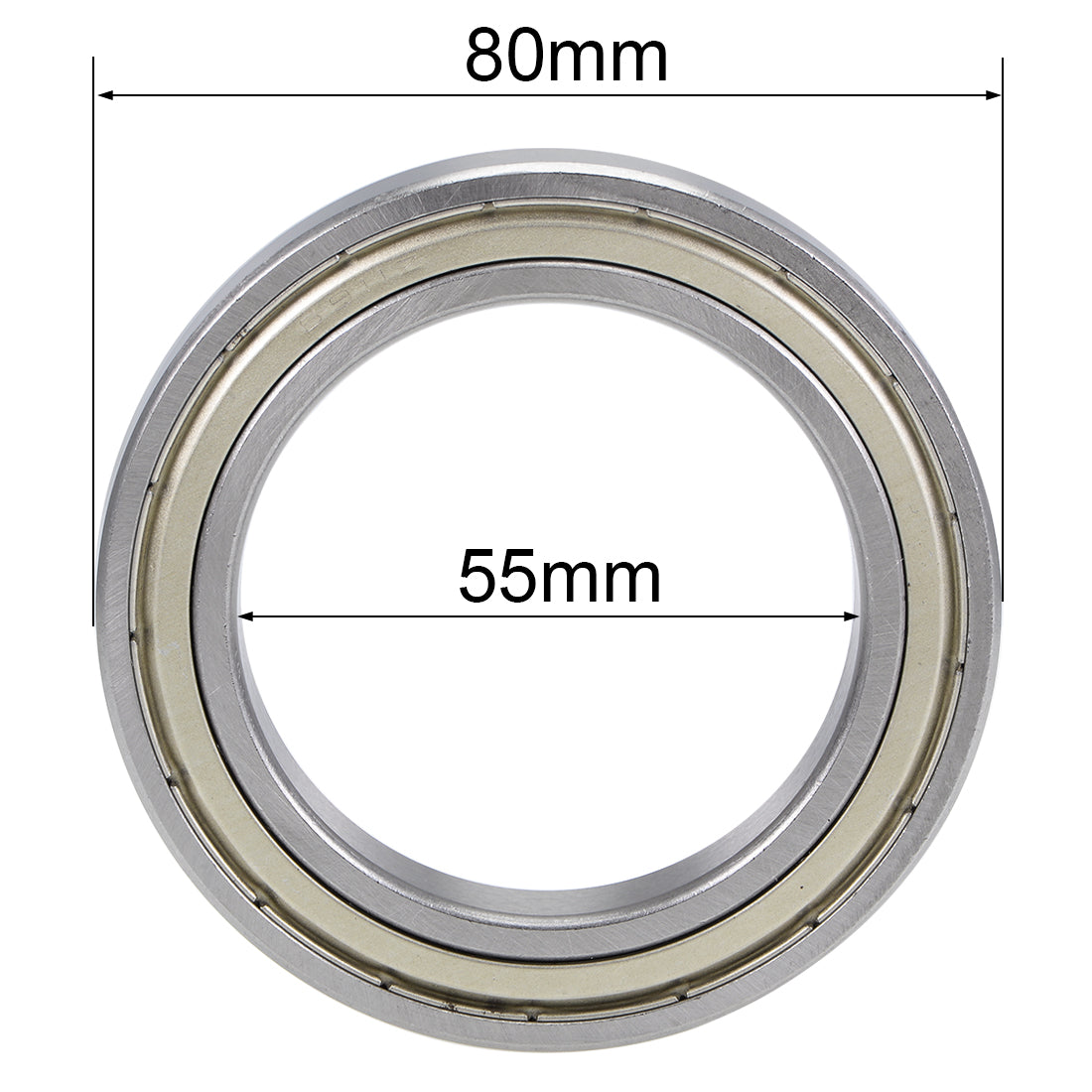 uxcell Uxcell Deep Groove Ball Bearings Thin Section Double Shield Chrome Steel ABEC1