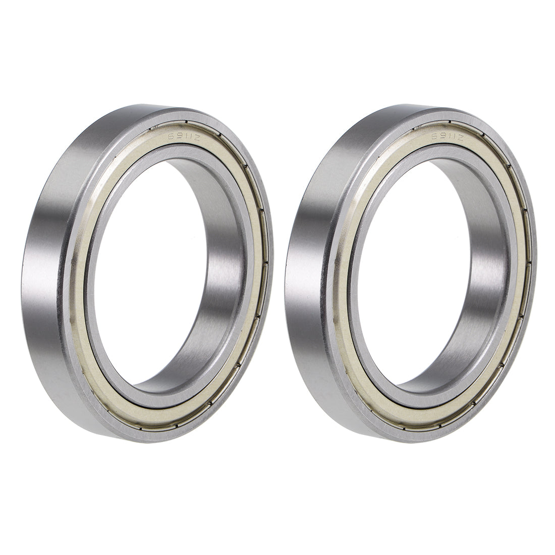 uxcell Uxcell Deep Groove Ball Bearings Thin Section Double Shield Chrome Steel ABEC1