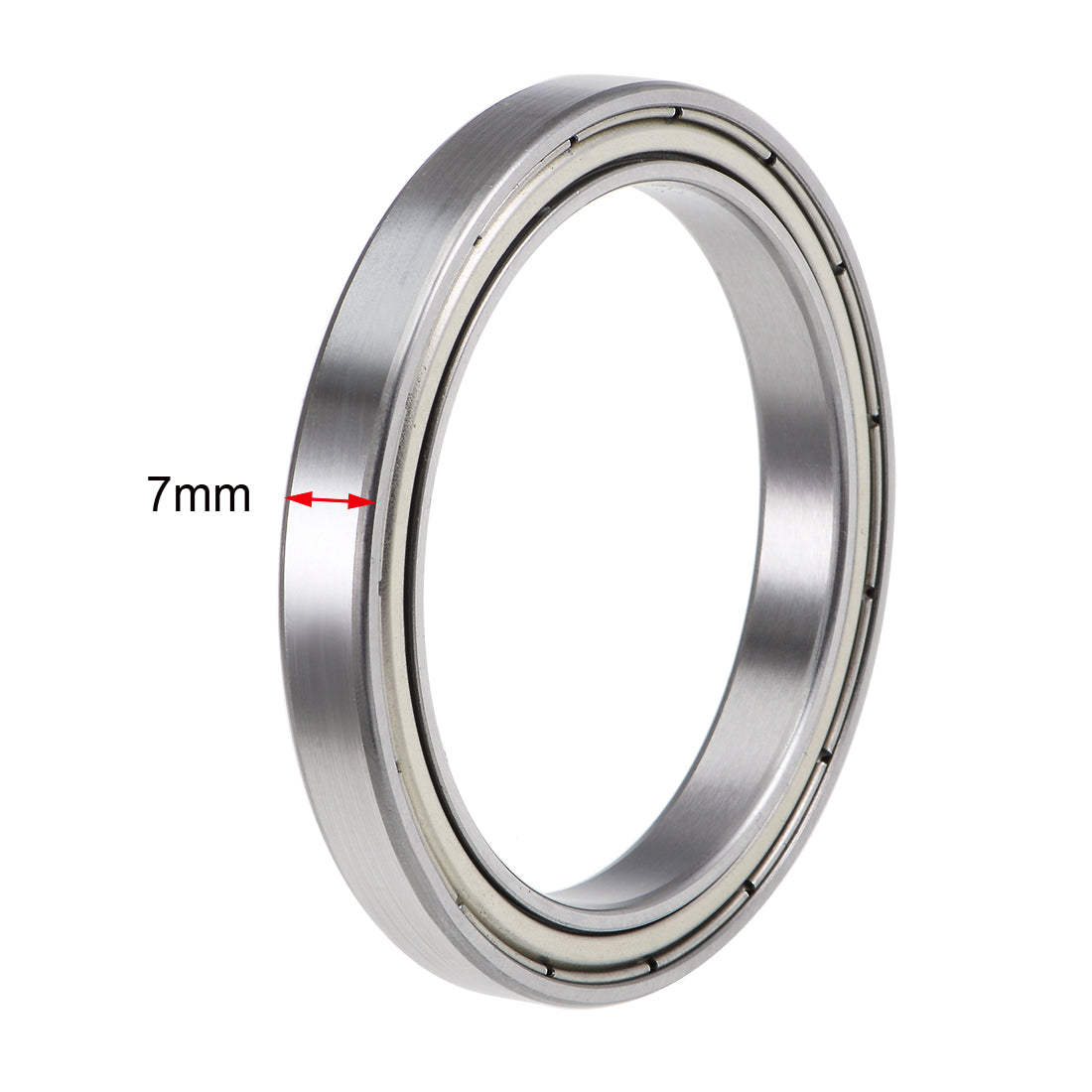 uxcell Uxcell Deep Groove Ball Bearings Thin Section Double Shield Chrome Steel ABEC1