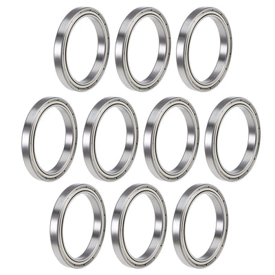 Harfington Uxcell Deep Groove Ball Bearings Thin Section Double Shielded Chrome Steel ABEC1