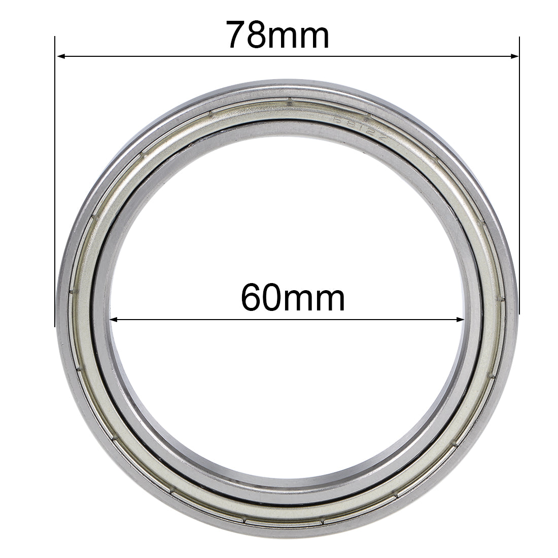 uxcell Uxcell Deep Groove Ball Bearings Thin Section Double Shield Chrome Steel ABEC1