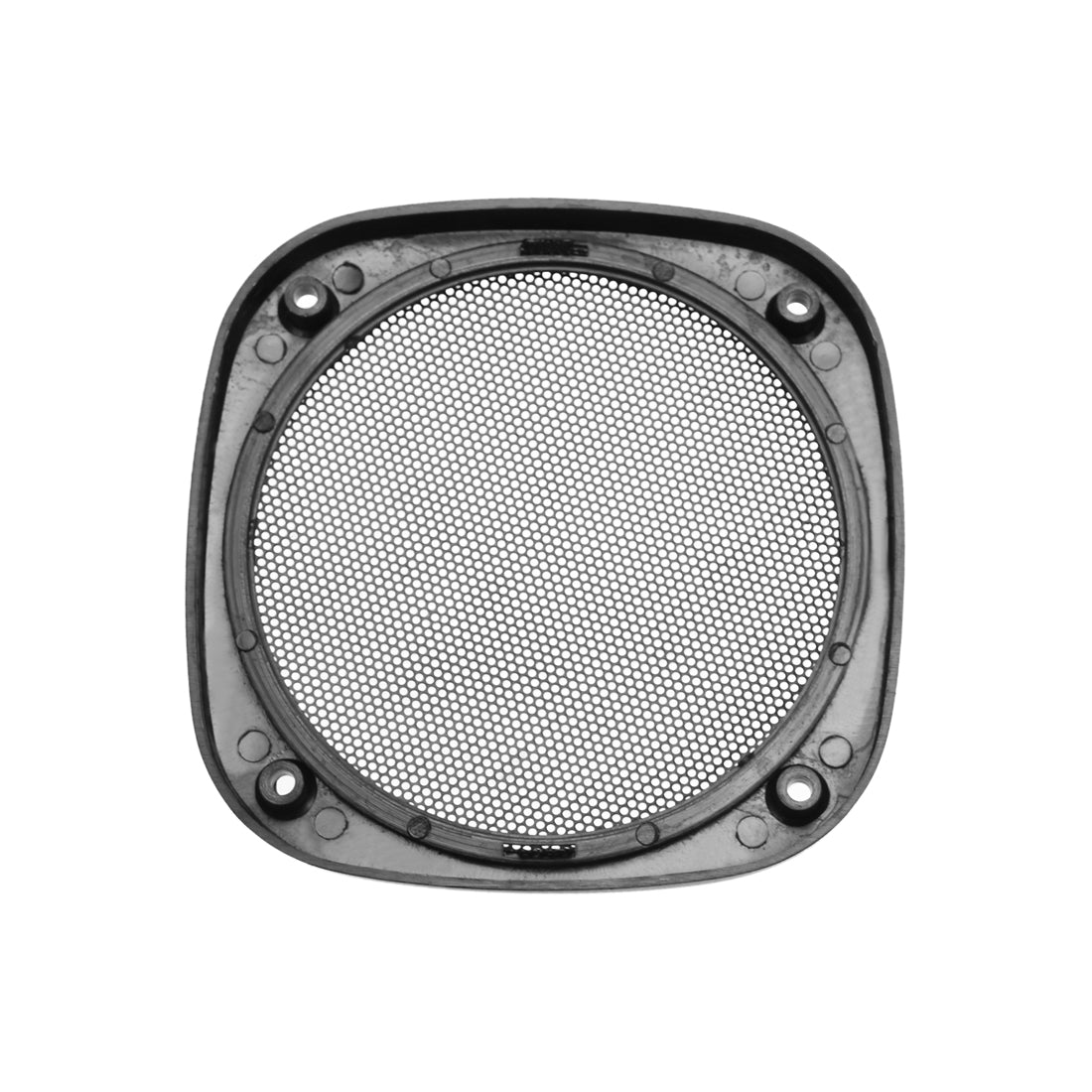 uxcell Uxcell Grill Cover 5 Inch 138mm Mesh Decorative Square Subwoofer Guard Protector Black