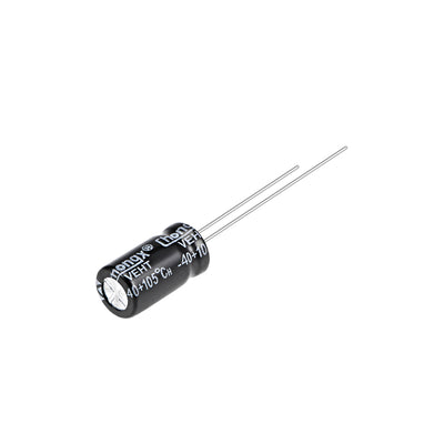 Harfington Uxcell 47uF 50V Capacitor, Aluminum Electrolytic Capacitors 105C High Temp 180pcs