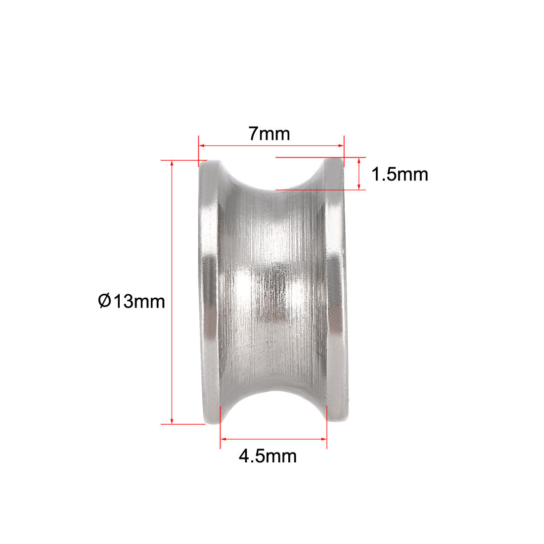 uxcell Uxcell 20St U624ZZ Kugellager 4mmx13mmx7mm Double Metal Shielded Carbon Steel Bearings