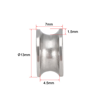 Harfington Uxcell 20St U624ZZ Kugellager 4mmx13mmx7mm Double Metal Shielded Carbon Steel Bearings