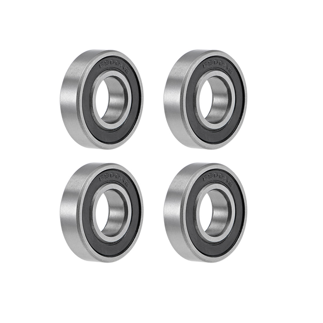 uxcell Uxcell Deep Groove Ball Bearings Thin Section Double Seal Chrome Steel ABEC1