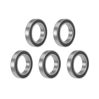 Harfington Uxcell Deep Groove Ball Bearings Thin Section Double Sealed Chrome Steel Bearings