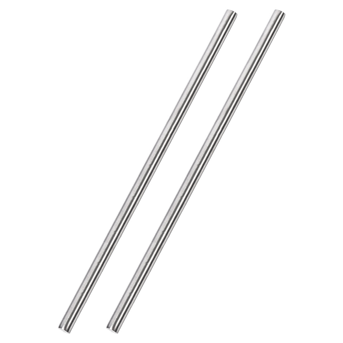 uxcell Uxcell 6mm x 300mm 304 Stainless Steel Solid Round Rod for DIY Craft - 2pcs