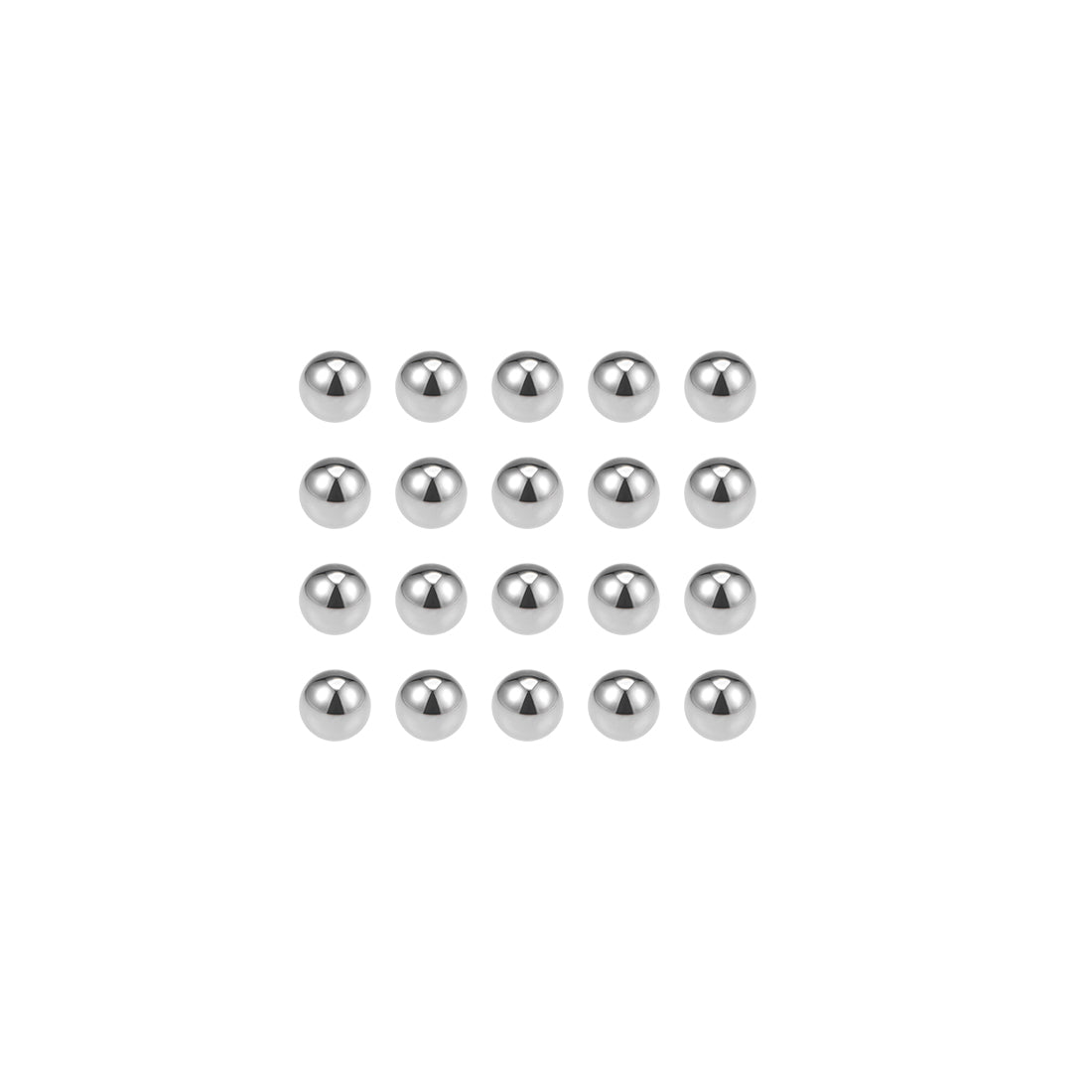 uxcell Uxcell Precision Balls 17/64" Solid Chrome Steel G10 for Ball Bearing Wheel 50pcs