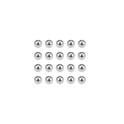 Harfington Uxcell Precision Balls 17/64" Solid Chrome Steel G10 for Ball Bearing Wheel 50pcs