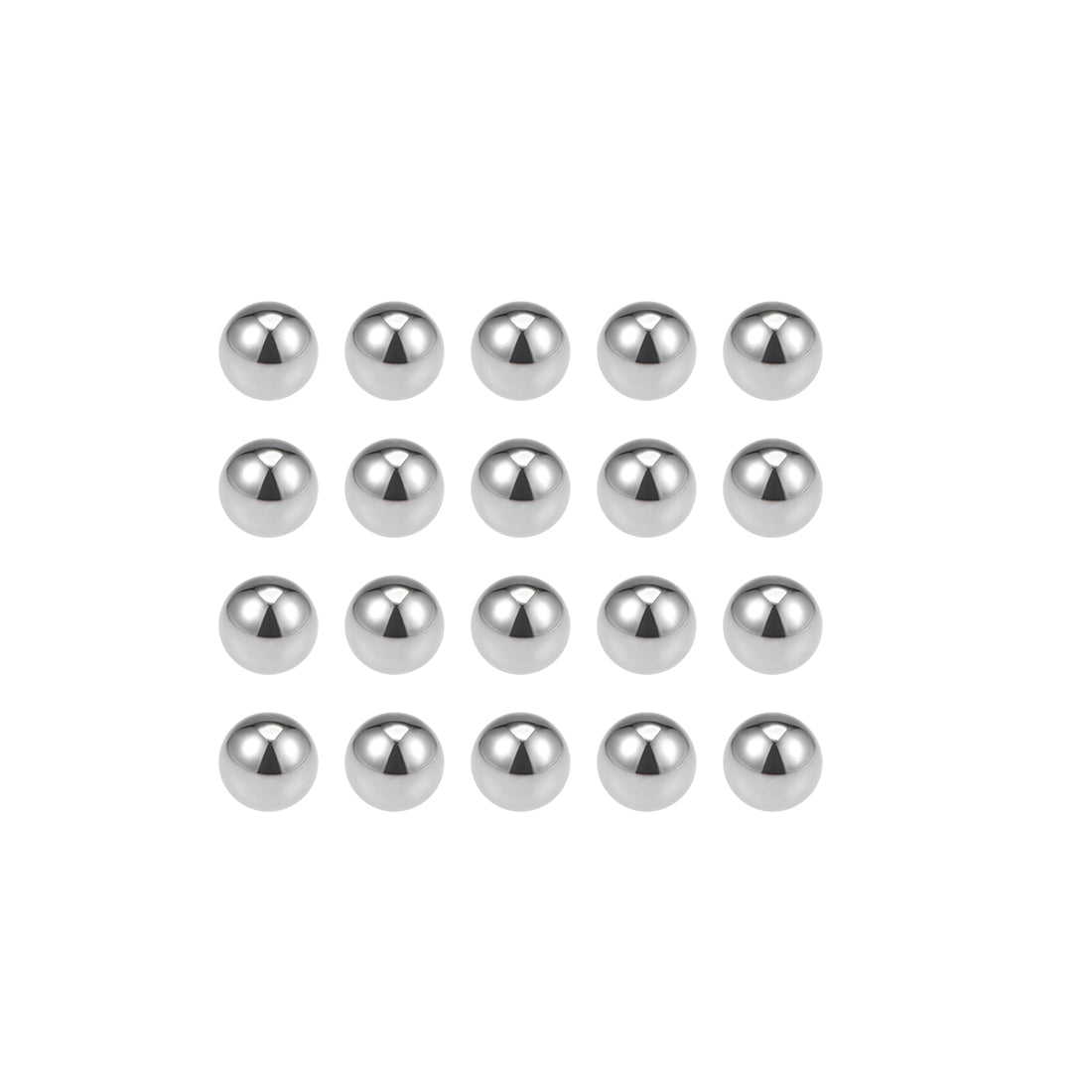 uxcell Uxcell Precision Balls 17/64" Solid Chrome Steel G10 for Ball Bearing Wheel 50pcs