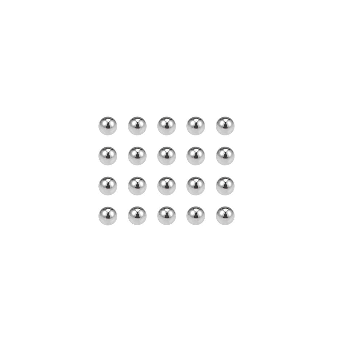 uxcell Uxcell Precision Balls 17/64" Solid Chrome Steel G10 for Ball Bearing Wheel 50pcs