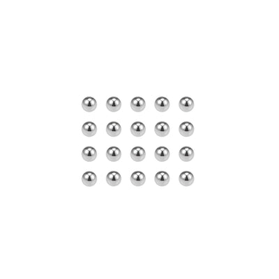 Harfington Uxcell Precision Balls 17/64" Solid Chrome Steel G10 for Ball Bearing Wheel 50pcs