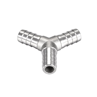 Harfington Uxcell 5/8-Inch (16mm) Hose ID Barb Fitting Stainless Steel 3 Way Y Shaped Union Home Brew Fitting