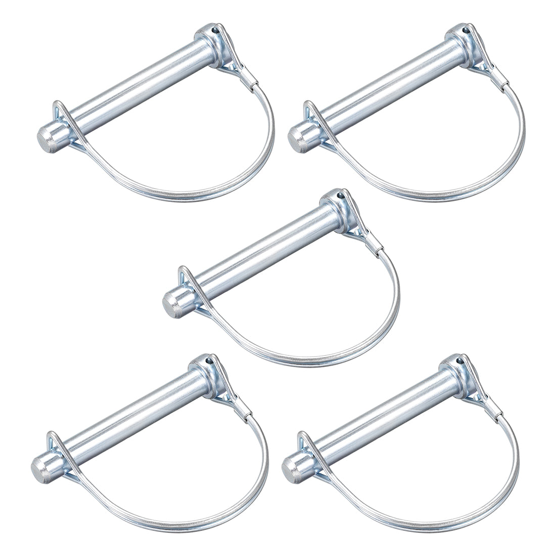 uxcell Uxcell Shaft Locking Pin 10mmx70mm Coupler Pin for Farm Trailers Lawn Arch 5Pcs