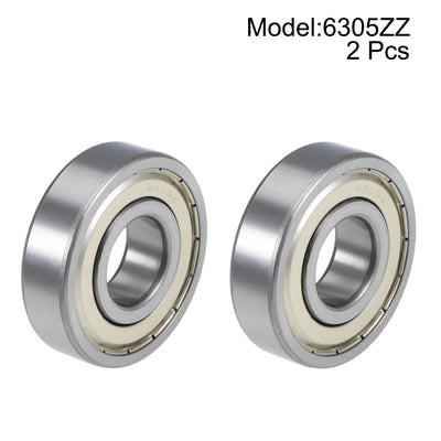 Harfington Uxcell Deep Groove Ball Bearings Metric Double Shield Chrome Steel P0 Z2