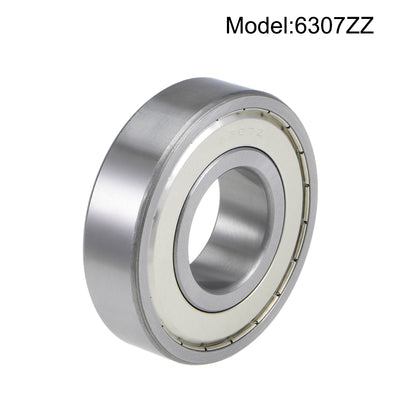 Harfington Uxcell Deep Groove Ball Bearings  Metric Double Shielded Chrome Steel ABEC1 Z2