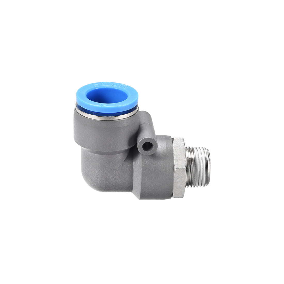 Harfington Elbow Push to Connect Air Fittings, Male Thread Pneumatic Quick Release Connectors