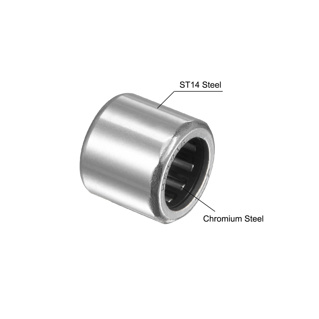 uxcell Uxcell Needle Roller Bearings, Chrome Steel Needles One Way Clutch Bearing Metric