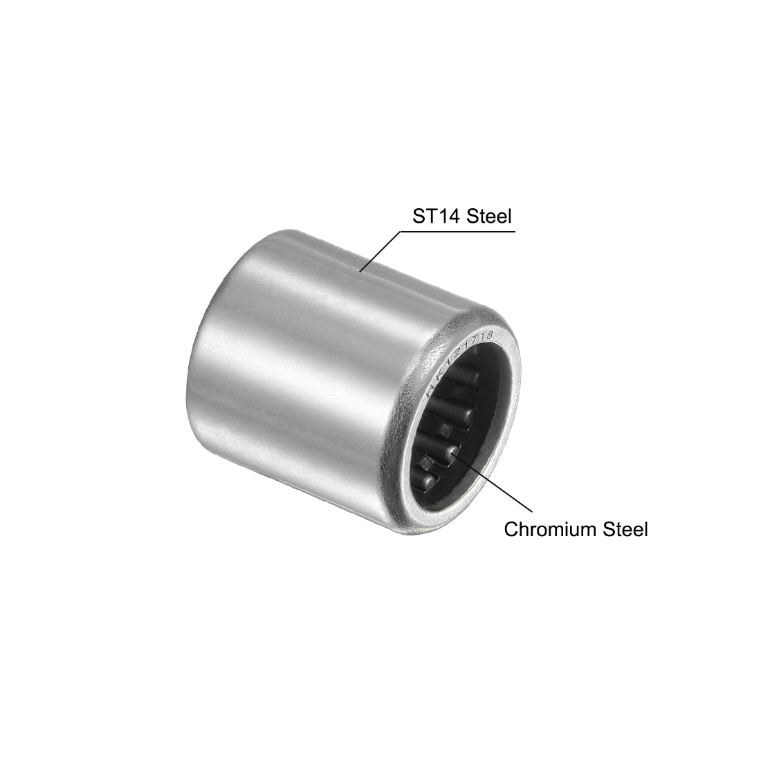 uxcell Uxcell Needle Roller Bearings, Chrome Steel Needles One Way Clutch Bearing Metric