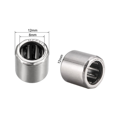 Harfington Uxcell Needle Roller Bearings, Chrome Steel Needles One Way Clutch Bearing Metric