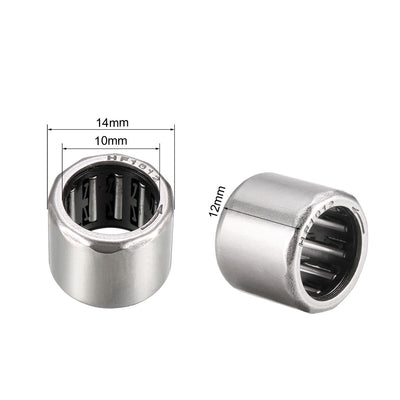 Harfington Uxcell Needle Roller Bearings, Chrome Steel Needles One Way Clutch Bearing Metric