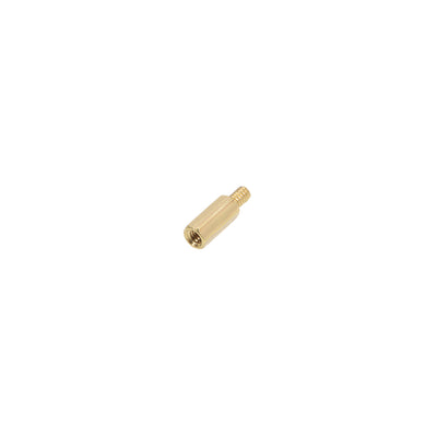 Harfington Uxcell M2 Male to Female Hex Brass Spacer Standoff 50pcs