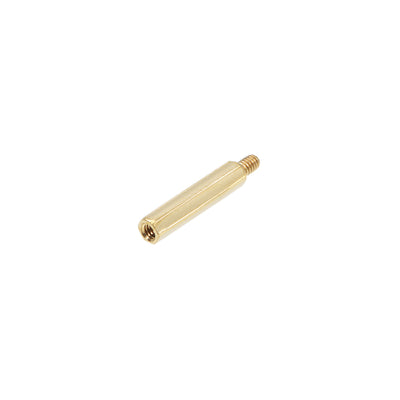 Harfington Uxcell M2 Male to Female Hex Brass Spacer Standoff 50pcs