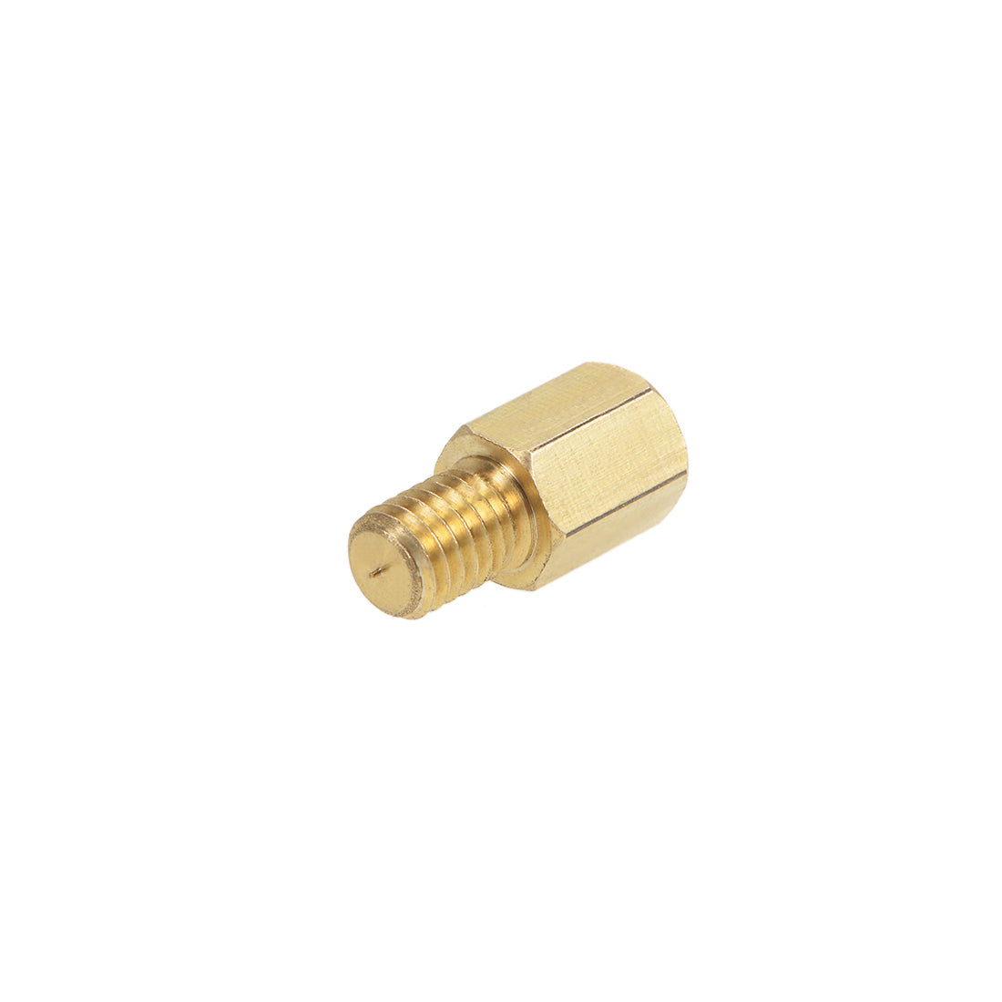 uxcell Uxcell M6 Male to Female Hex Brass Spacer Standoff 10pcs