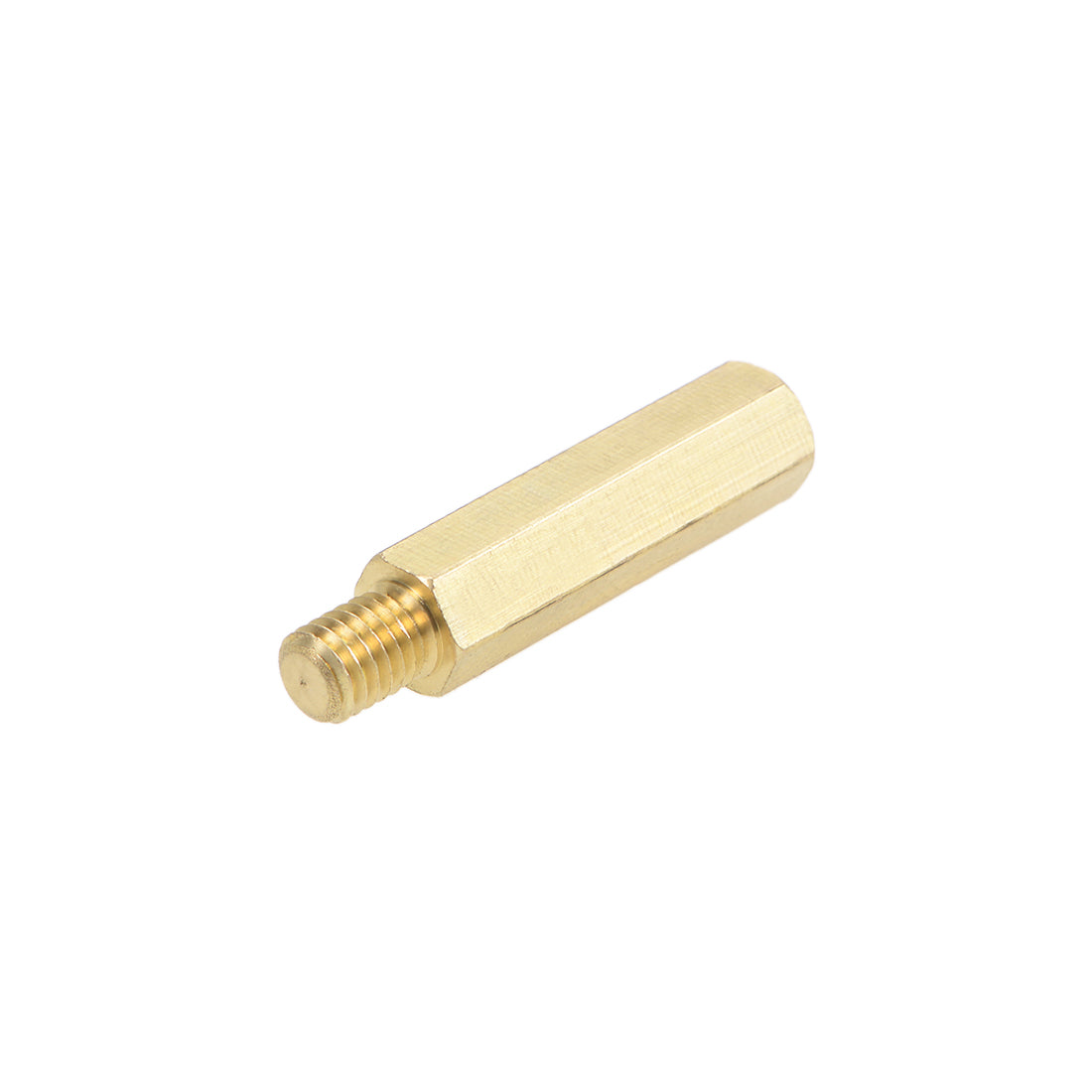 uxcell Uxcell M6 Male to Female Hex Brass Spacer Standoff 10pcs