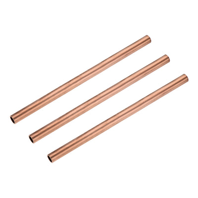 Harfington Uxcell Copper Round Tube, Seamless Straight Tubing