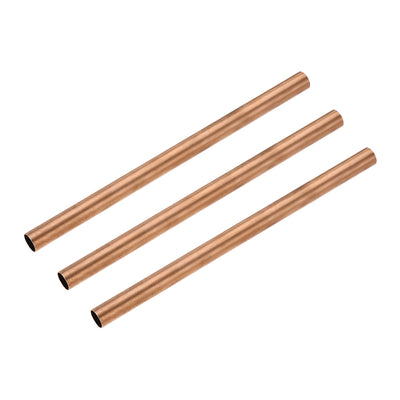 Harfington Uxcell Copper Round Tube, Seamless Straight Tubing