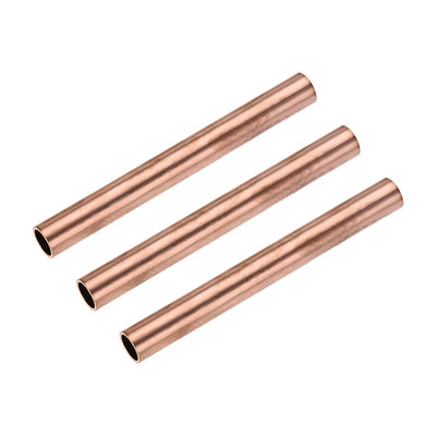 Harfington Uxcell Copper Round Tube, Seamless Straight Tubing